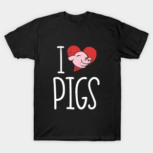 I love pigs T-Shirt